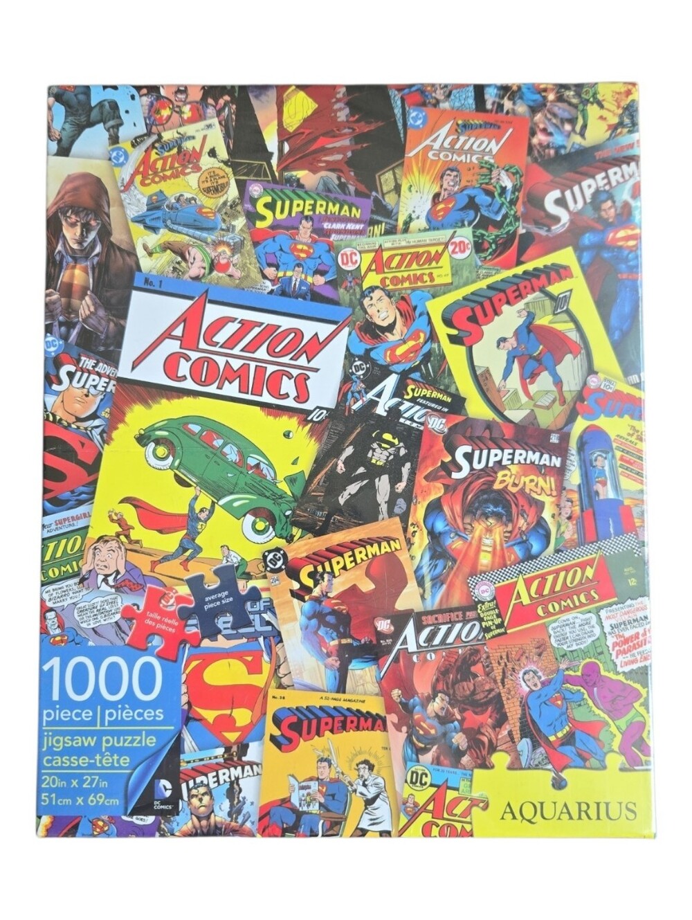 Superman Action Comics 1000-Piece Jigsaw Puzzle New!